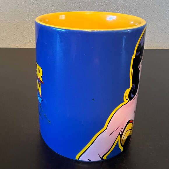 Vintage DC COMICS Warner Bros WONDER WOMAN Logo  Mug ~ Superhero  ~.Superheroine - Picture 2 of 9